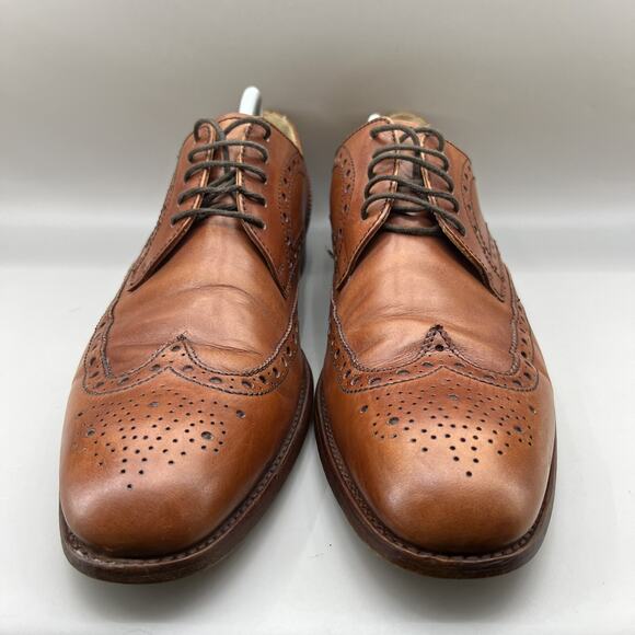 Barker Brogue Wingtip Oxford Men Size 11 US, 10 UK Brown M & S Collection Shoes main image 5